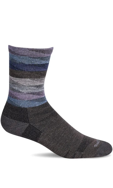 Sockwell Women’s Peaks | Moderate Graduated Compression Socks - Mushroom