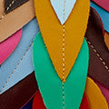 L'Artiste Plumage Handbag - Rainbow