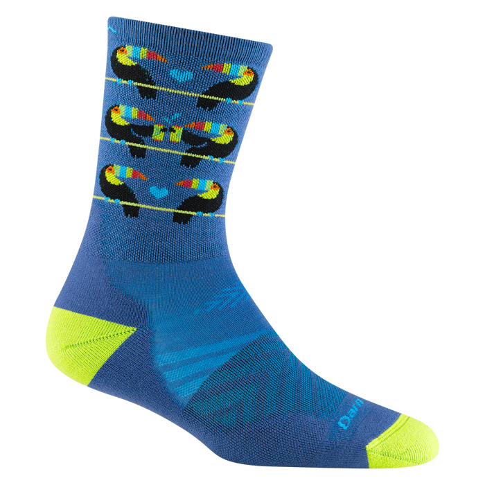 Darn Tough Toco Loco Micro Crew Ultra-Lightweight Running Sock (Women's) - Baltic