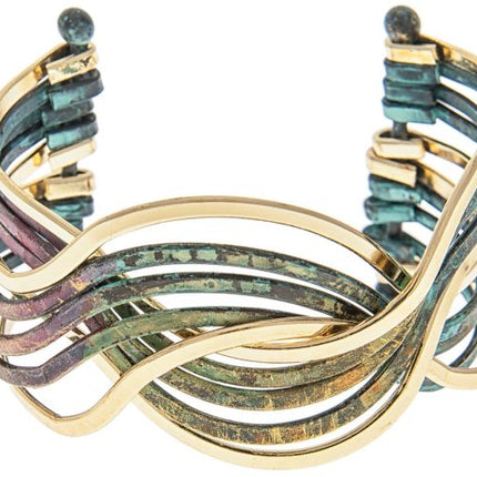 Patina Mix Crossover Cuff