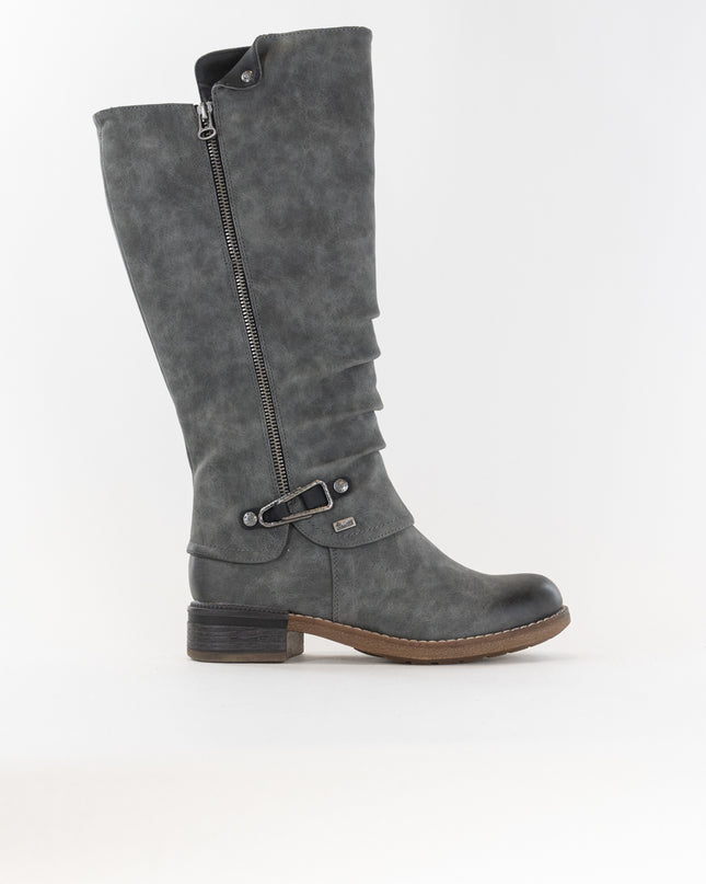 Rieker Fabrizia 52 (Women's) - Smoke/Nero