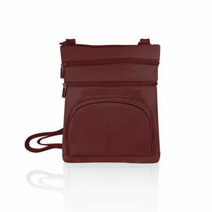 ROMA Cowhide Leather Small Crossbody