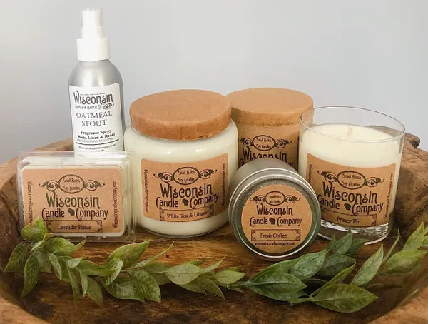 Wisconsin Candle Company - Suede & Smoke 10 Oz Candle