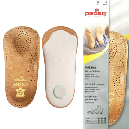 Pedaq Holidy Slim Sheepskin 3/4 Length Orthotic Insole