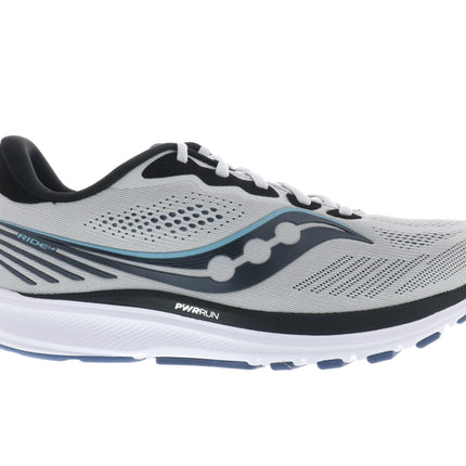 Saucony Ride 14 (Men's) - Fog/Black Storm