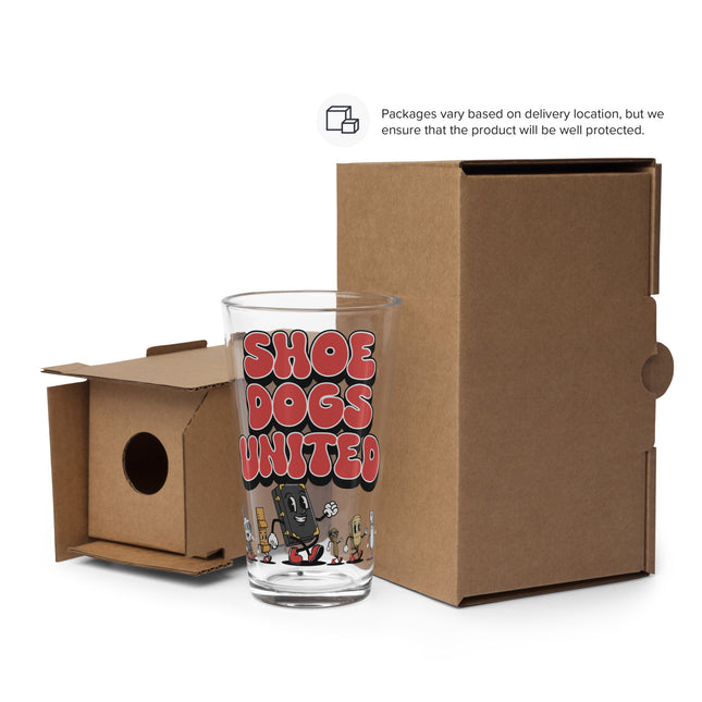 Shoes Dogs United - The Family Line - Shaker Pint Glass