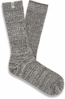 W RIB KNIT SLOUCHY CREW SOCK