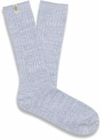 W RIB KNIT SLOUCHY CREW SOCK