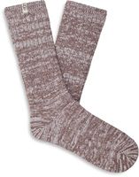 W RIB KNIT SLOUCHY CREW SOCK