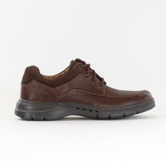 Clarks Un Brawley Lace (Men's) - Mahogany