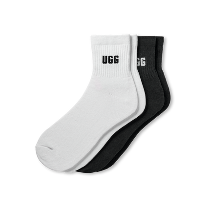 Ugg Womens Quinlin Logo Quarter 2 Pack
