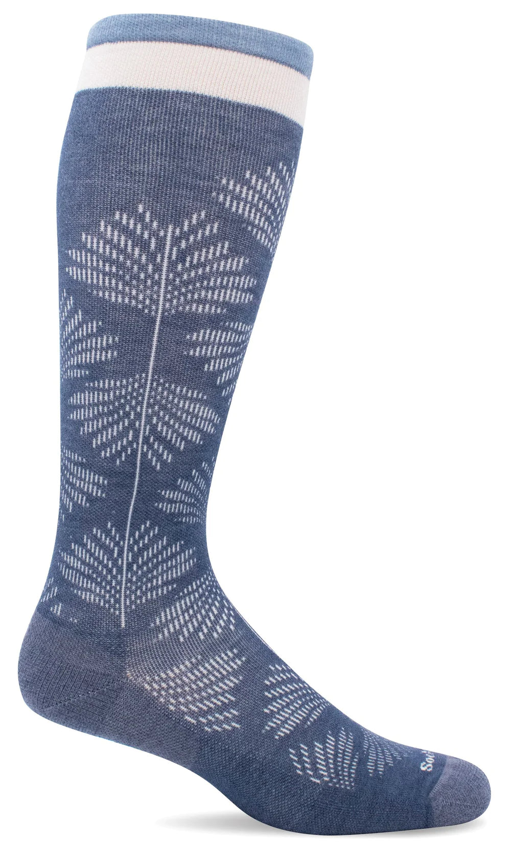 Sockwell Full Floral Moderate Graduated Compression Socks | Wide Calf Fit (Women's)