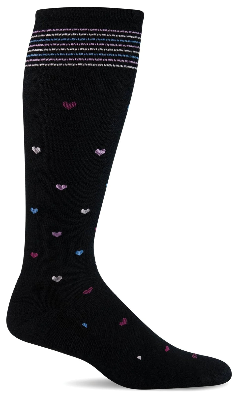 Sockwell Full Heart Moderate Graduated Compression Socks | Wide Calf Fit (Women's)