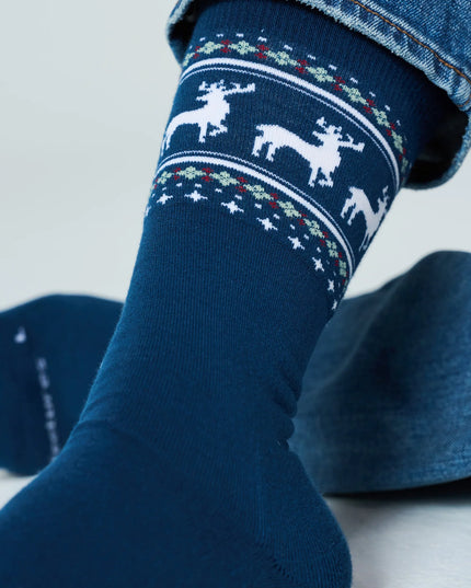 Feetures Everyday Men's Max Cushion Crew - Woodland Buck