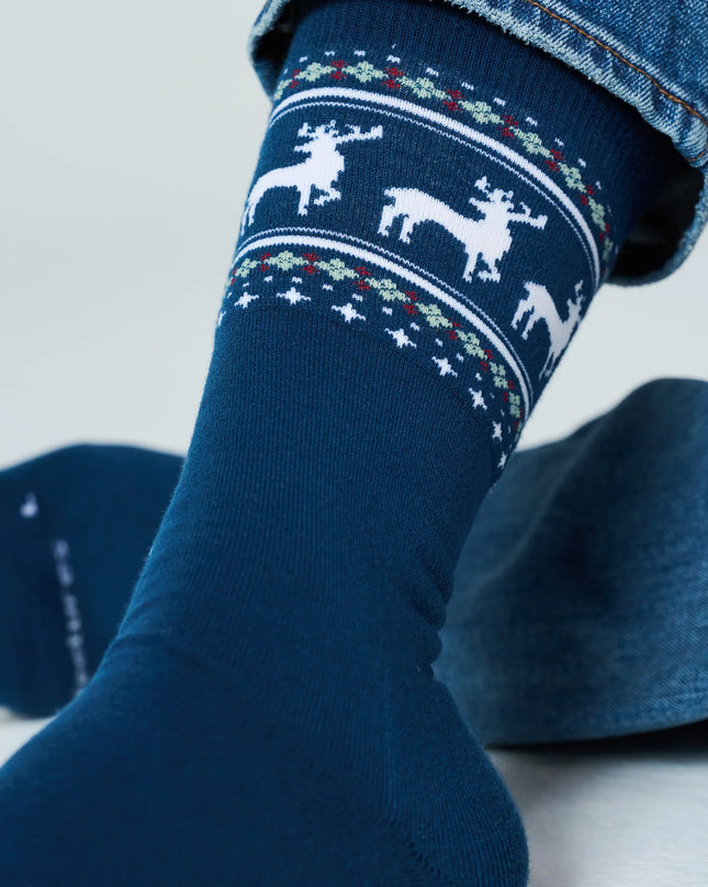 Feetures Everyday Men's Max Cushion Crew - Woodland Buck