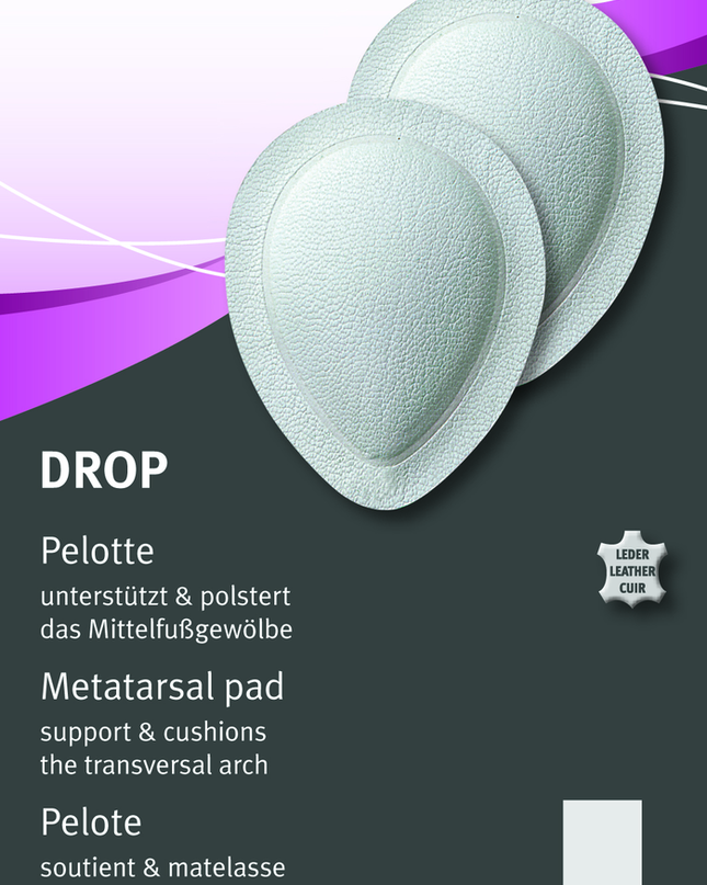 Pedag Drop - Metatarsal Arch Support Pad Teardrop Shape (1 Pair)
