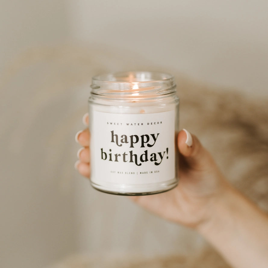 Happy Birthday 9 Oz Soy Candle